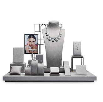 Romi Jewelry Display Packaging Grey Colour