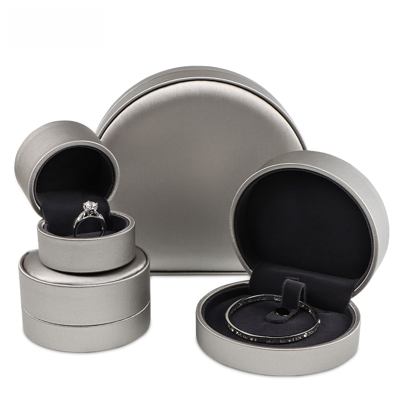 Elegant custom round jewelry packaging box necklace jewelry box