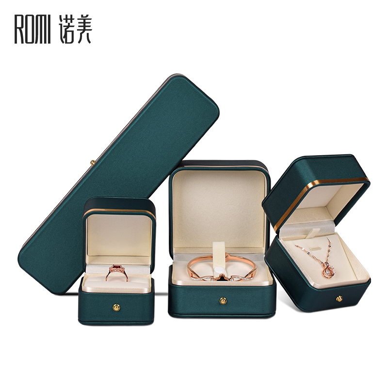 five color jewelry box set fillet  jewelry case for ring necklace bangle pendant
